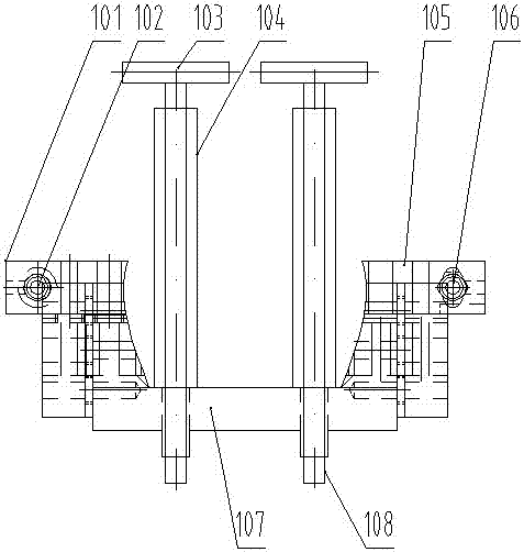 Quick change device shared by multiple stations