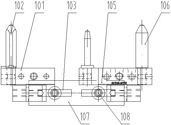 Quick change device shared by multiple stations