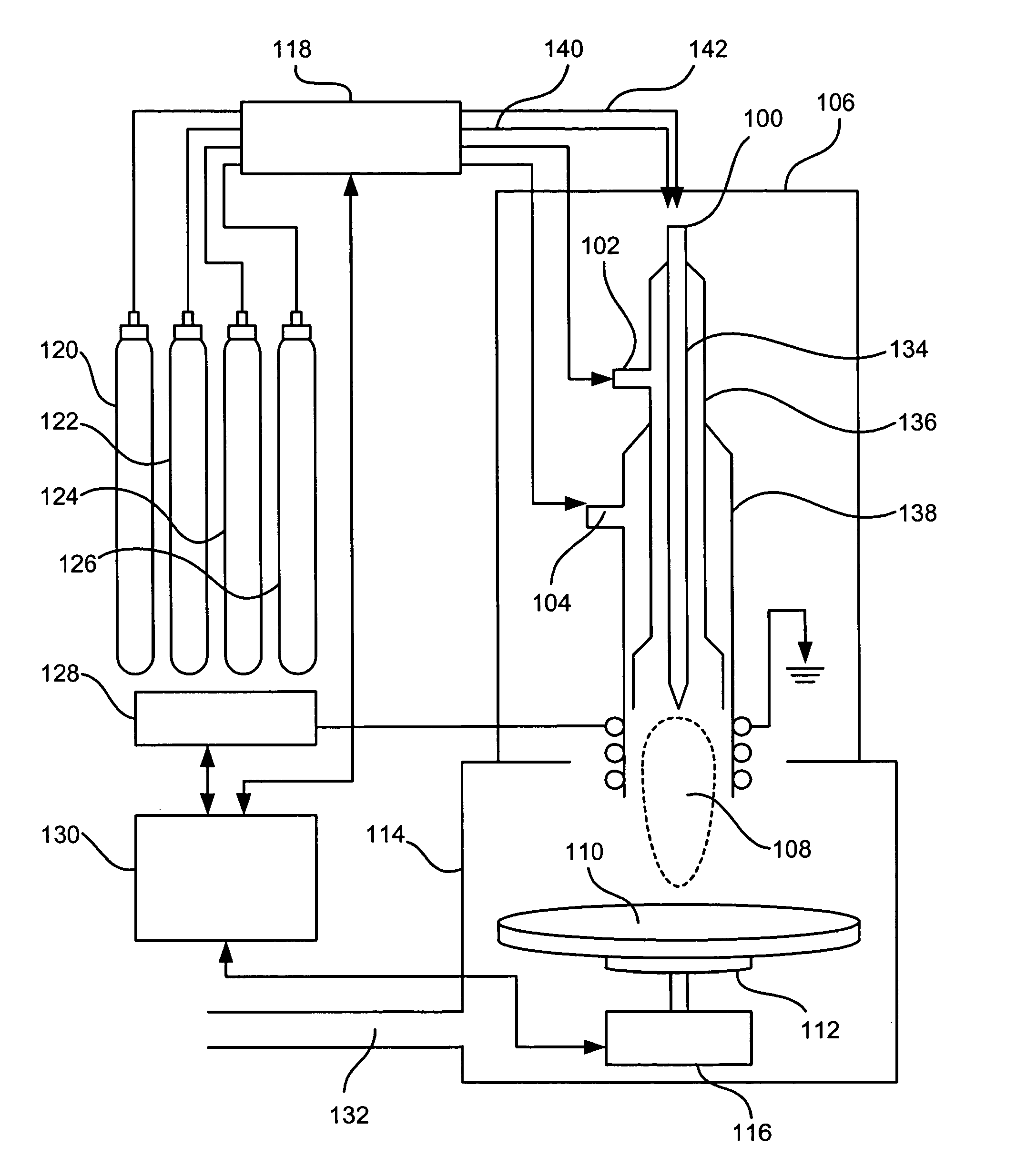 Method for using a microwave source for reactive atom-plasma processing