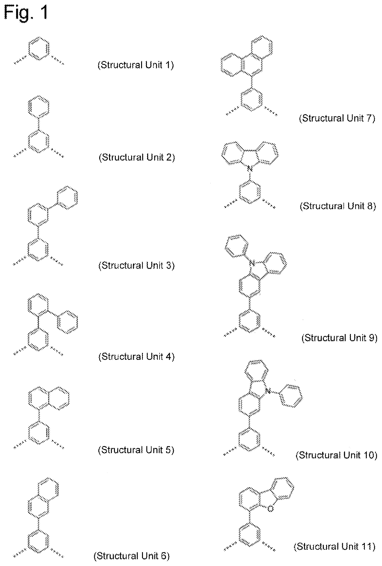 High molecular weight triarylamine compound comprising terphenyl structure in molecular main chain and organic electroluminescent element comprising said high molecular weight compound