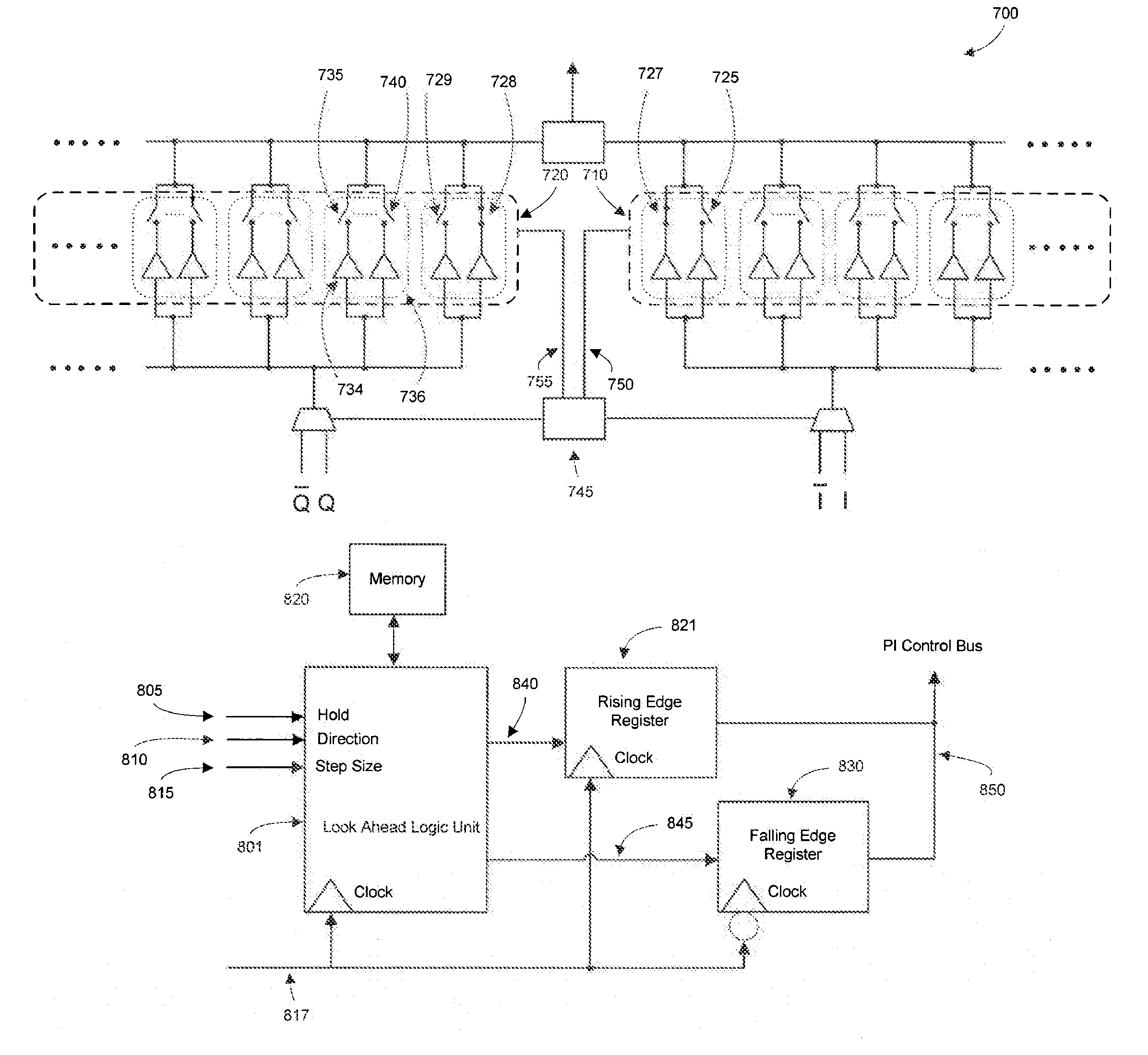 Apparatus for high rotation rate low I/O count phase interpolator