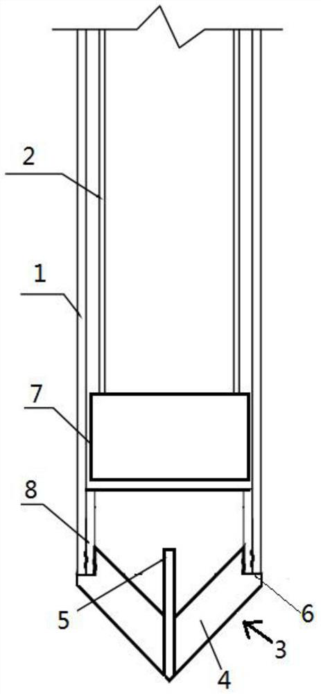 Cast-in-place concrete pile expanding equipment and construction method of cast-in-place concrete pile