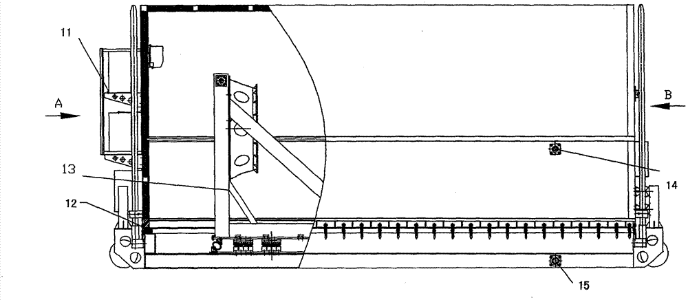 Universal transport packing case for remote sensing satellite