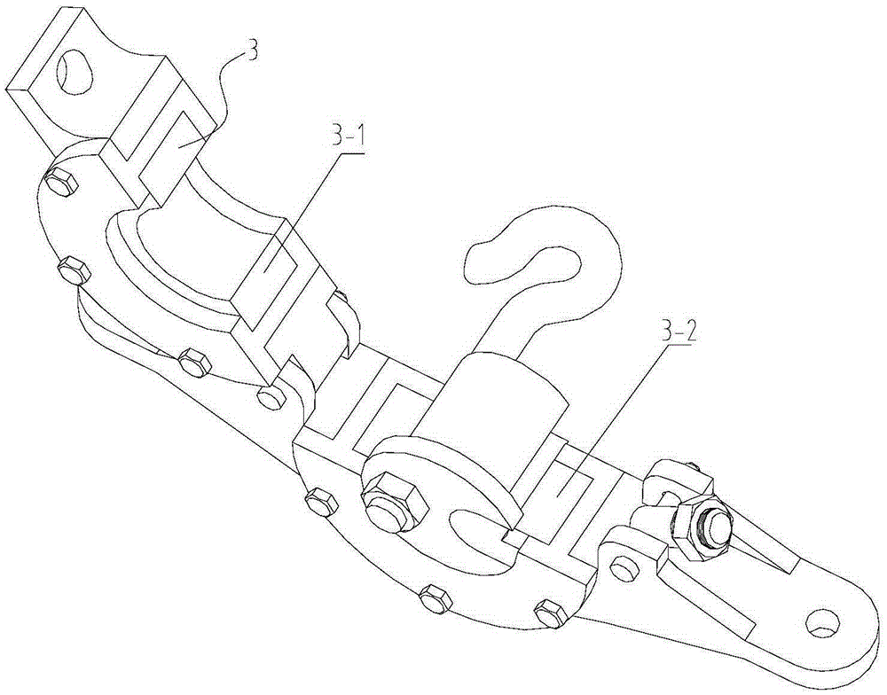 A kind of wire repair backup protection device and using method thereof