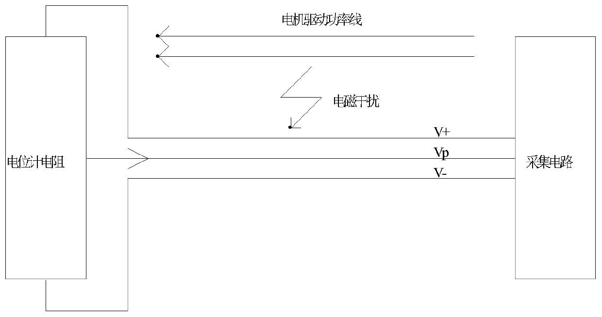 Motor rotor position detection circuit and system