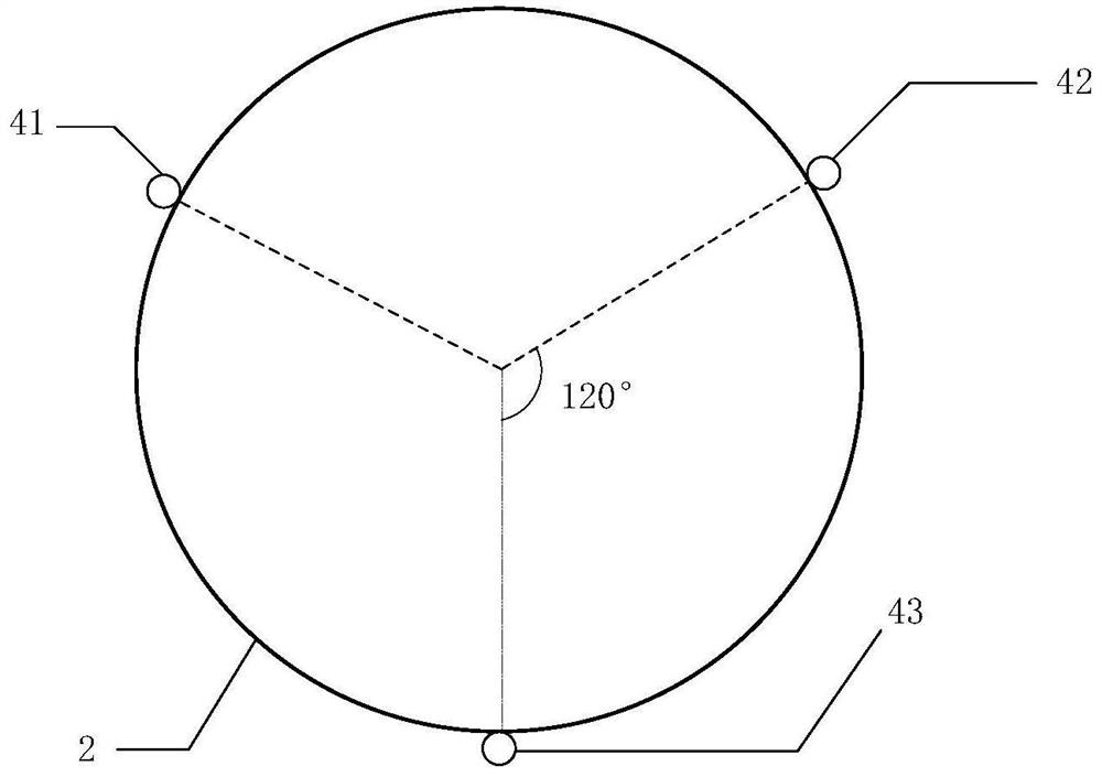 Composite insulator and method for detecting brittle fracture of composite insulator based on fiber Bragg grating