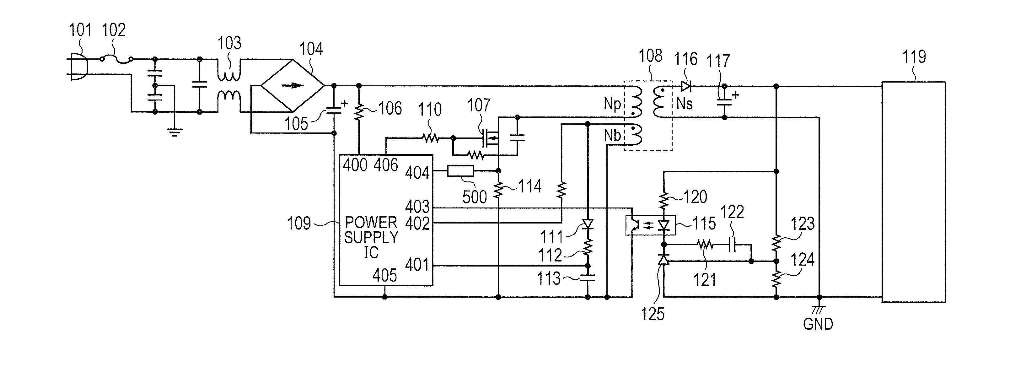 Power supply device and image forming apparatus