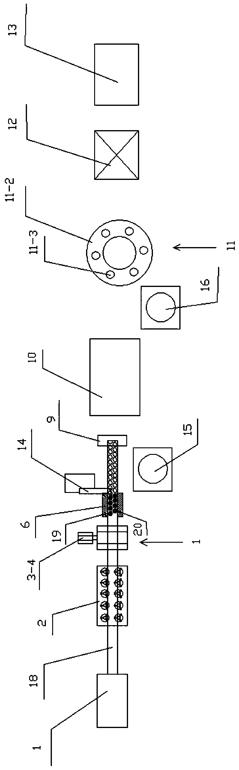 Iron-based amorphous iron core production system and preparation method thereof