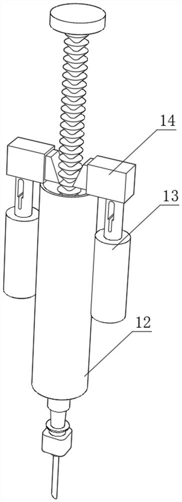 Special injector auxiliary device for animal husbandry and veterinary medicine