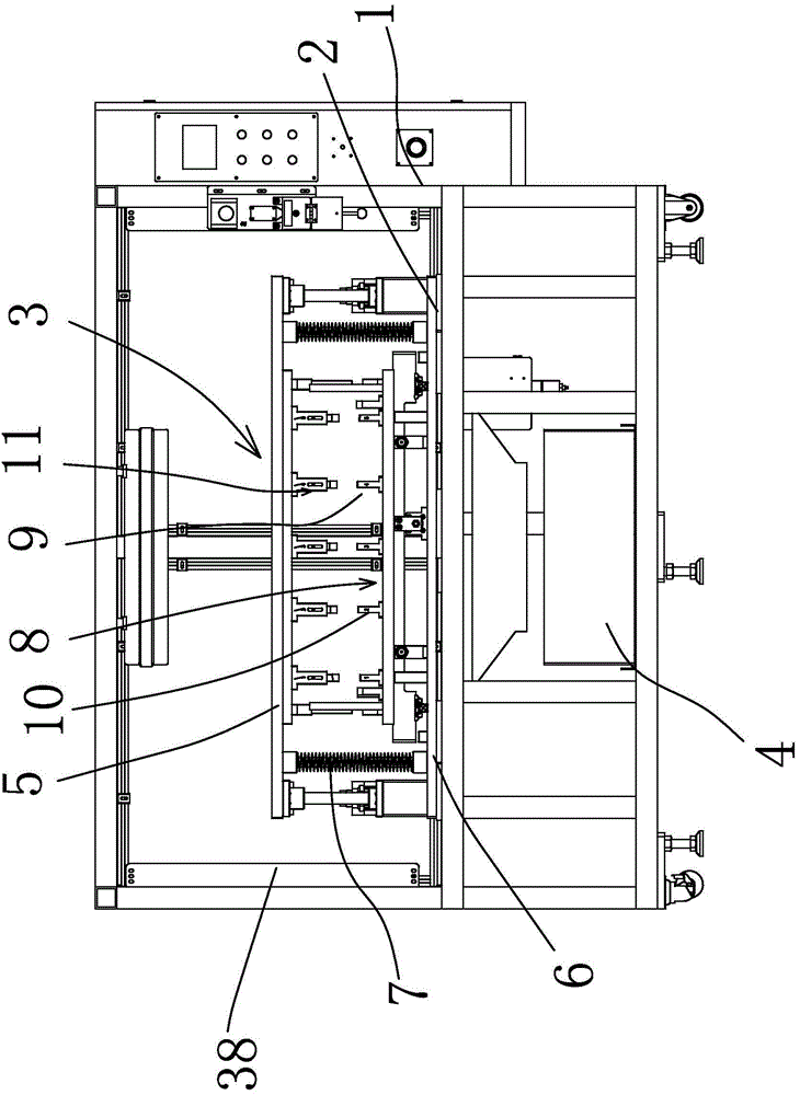 Machine specially used for punching water gap