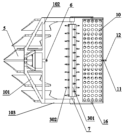 Intelligent land ploughing and preparation equipment integrating land ploughing and impurity removal and use method