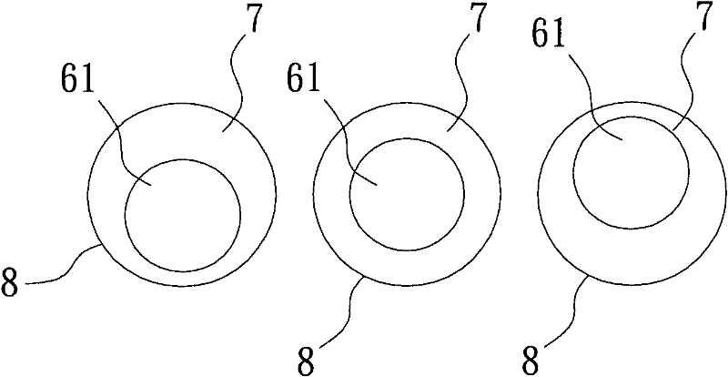 Cutting edge positioning type welding structure and method for preventing pin offset