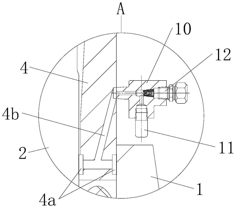 Valve rod sealing structure