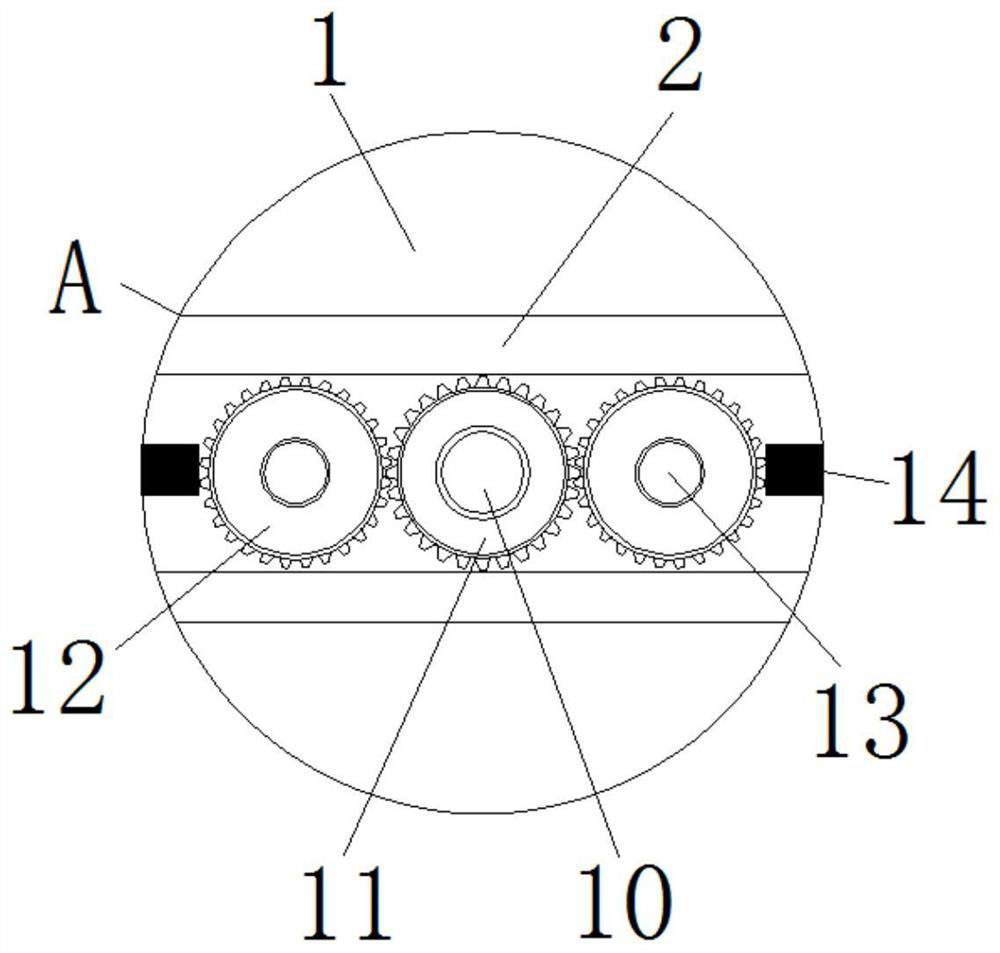 A graphite electrode resistivity detection device