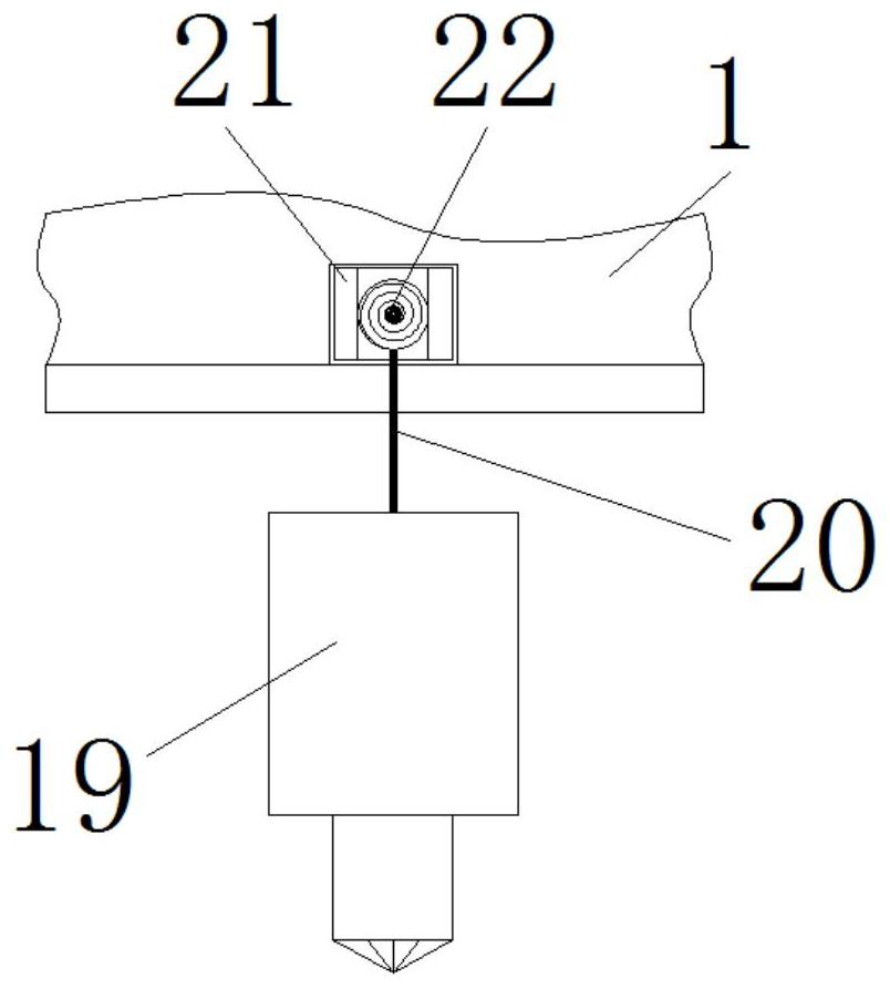 A graphite electrode resistivity detection device