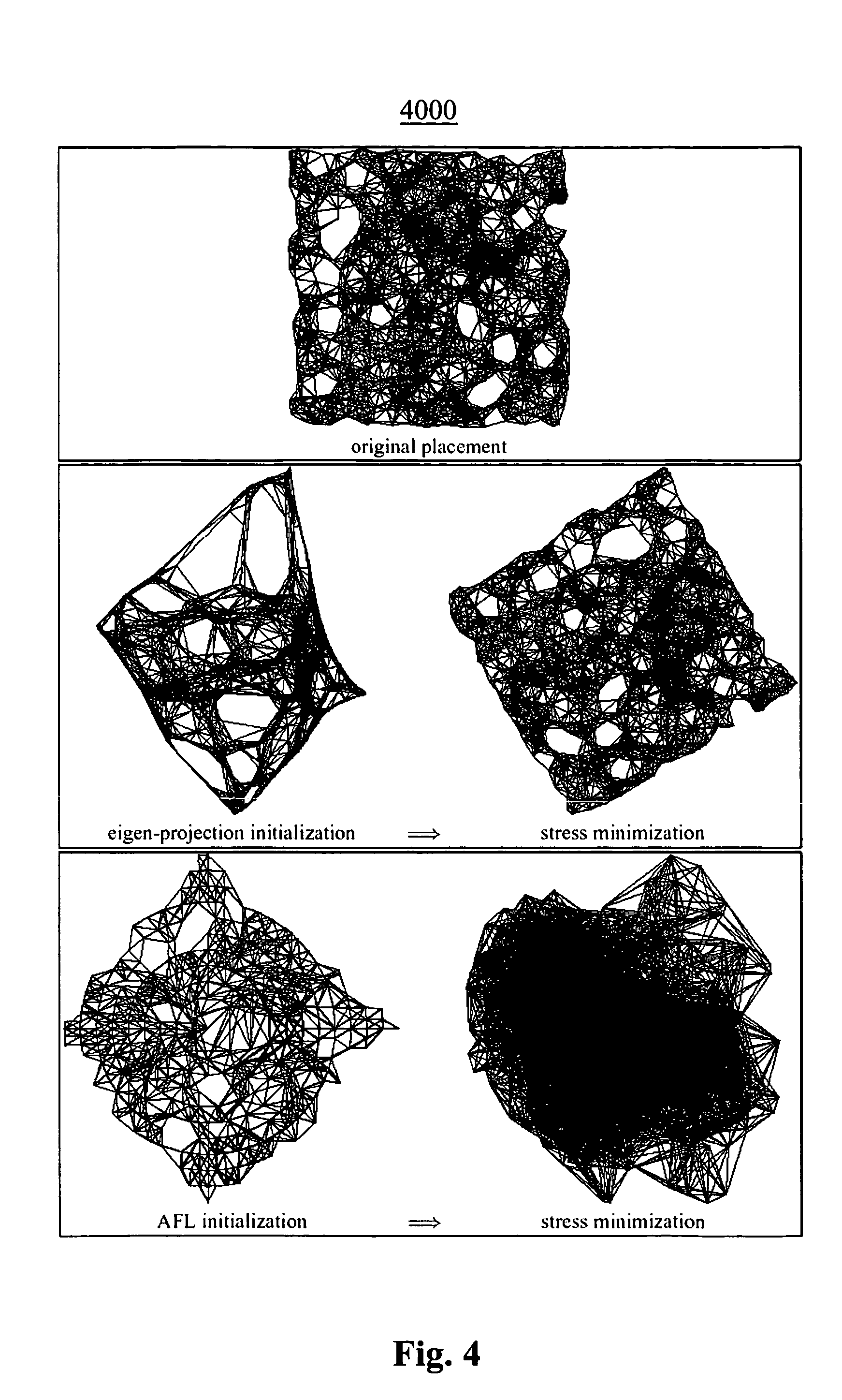 Distributed graph layout for sensor node networks