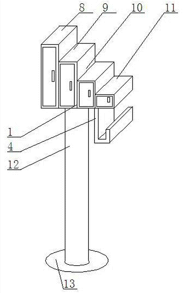 Combined indoor stair