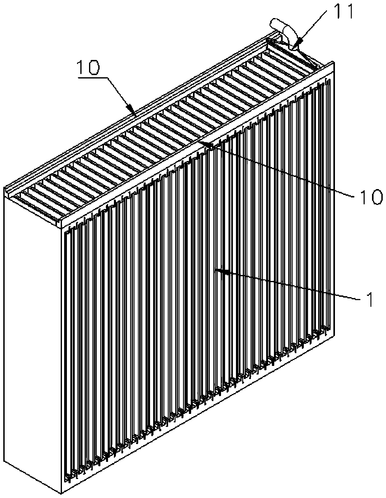 Mobile nozzle plane cleaning device and self-cleaning maintenance-free electrostatic purification system