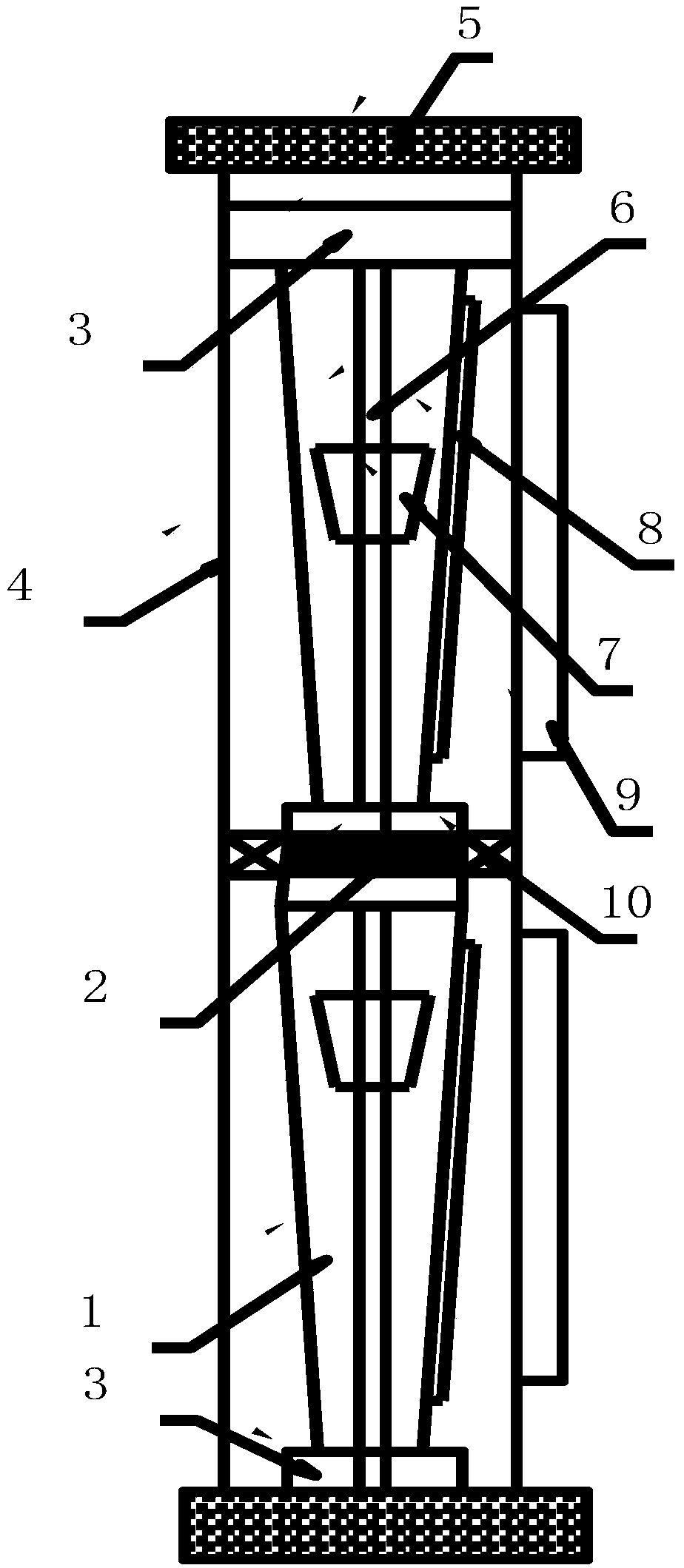 Novel rotor flow meter