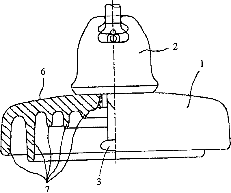 Anti-contamination insulator