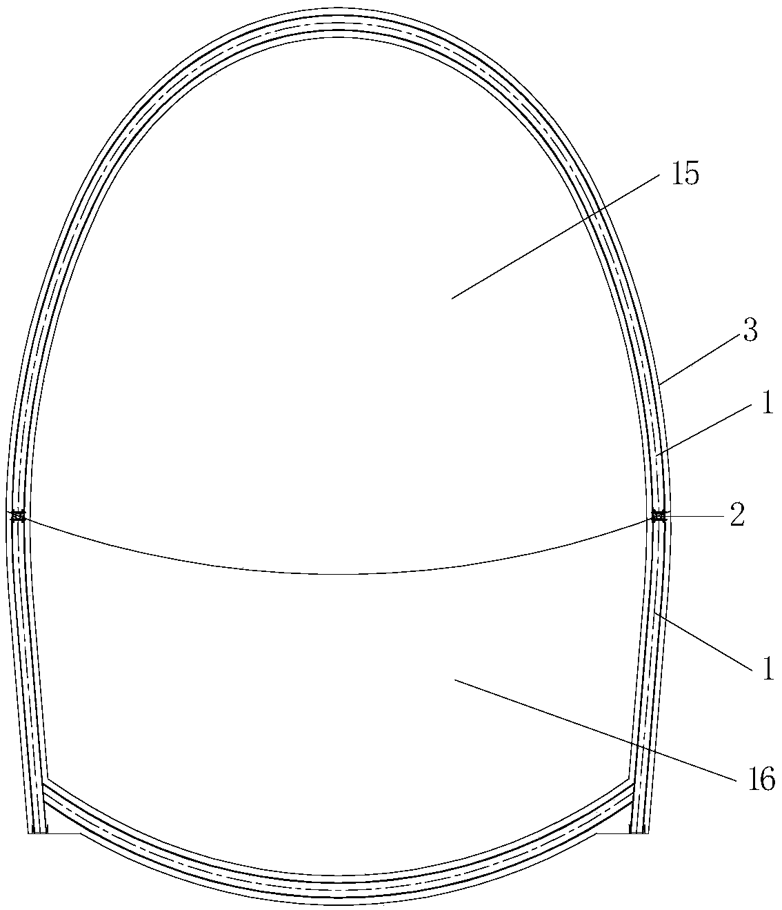 Frictional-energy-consumption-longitudinal-beam-based hybrid spraying-steel frame overall avoidance changing initial-supporting structure and construction method thereof