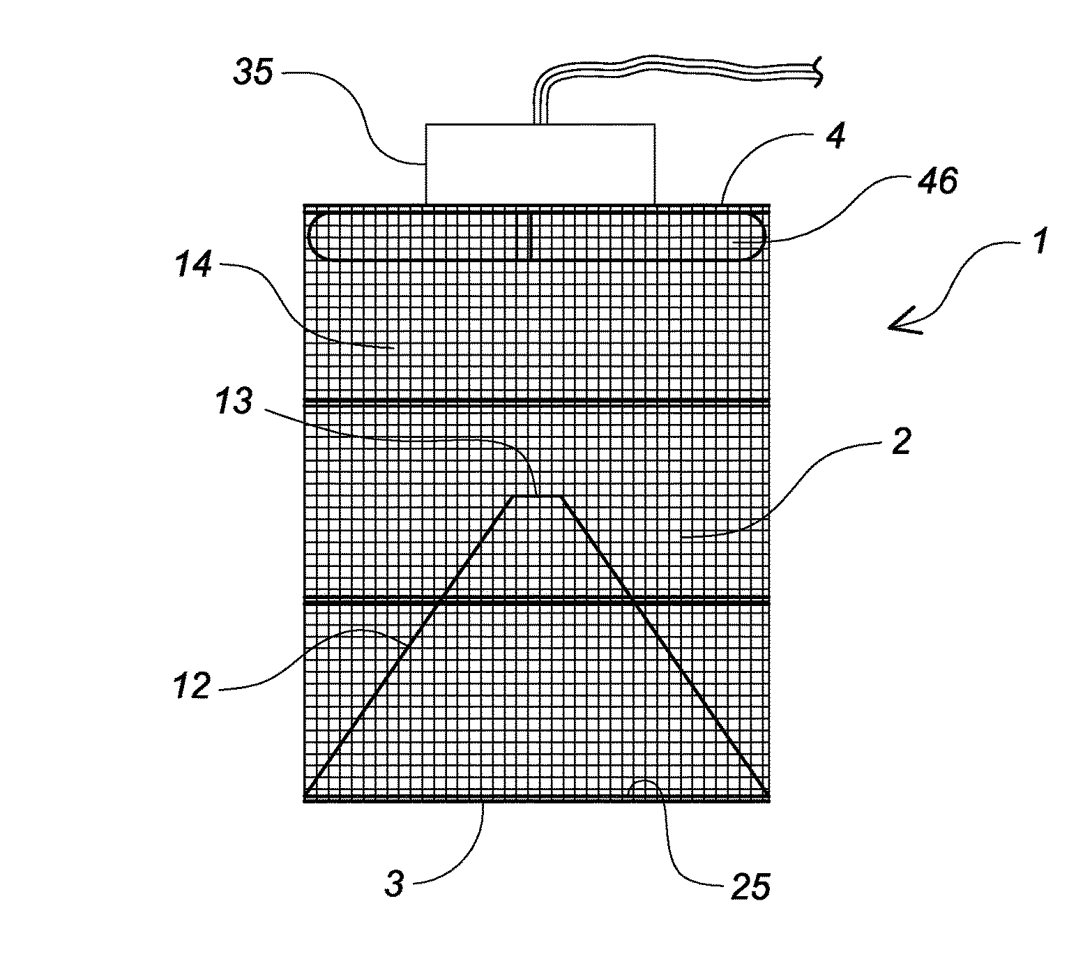 Bait-fish trap with floating light