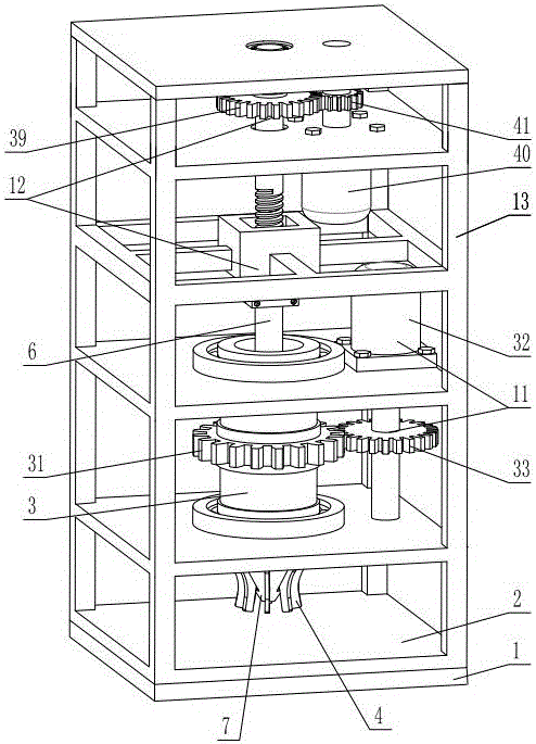 Quantitative recovery apparatus for power cables