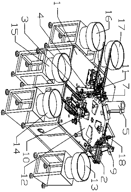 A frame-type electromagnet rapid automatic assembly system