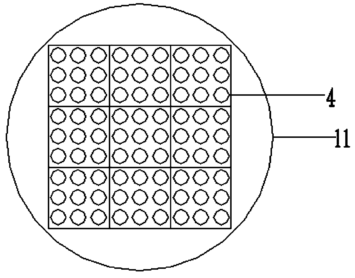 Reverse multi-point swirl-injection denitrating device