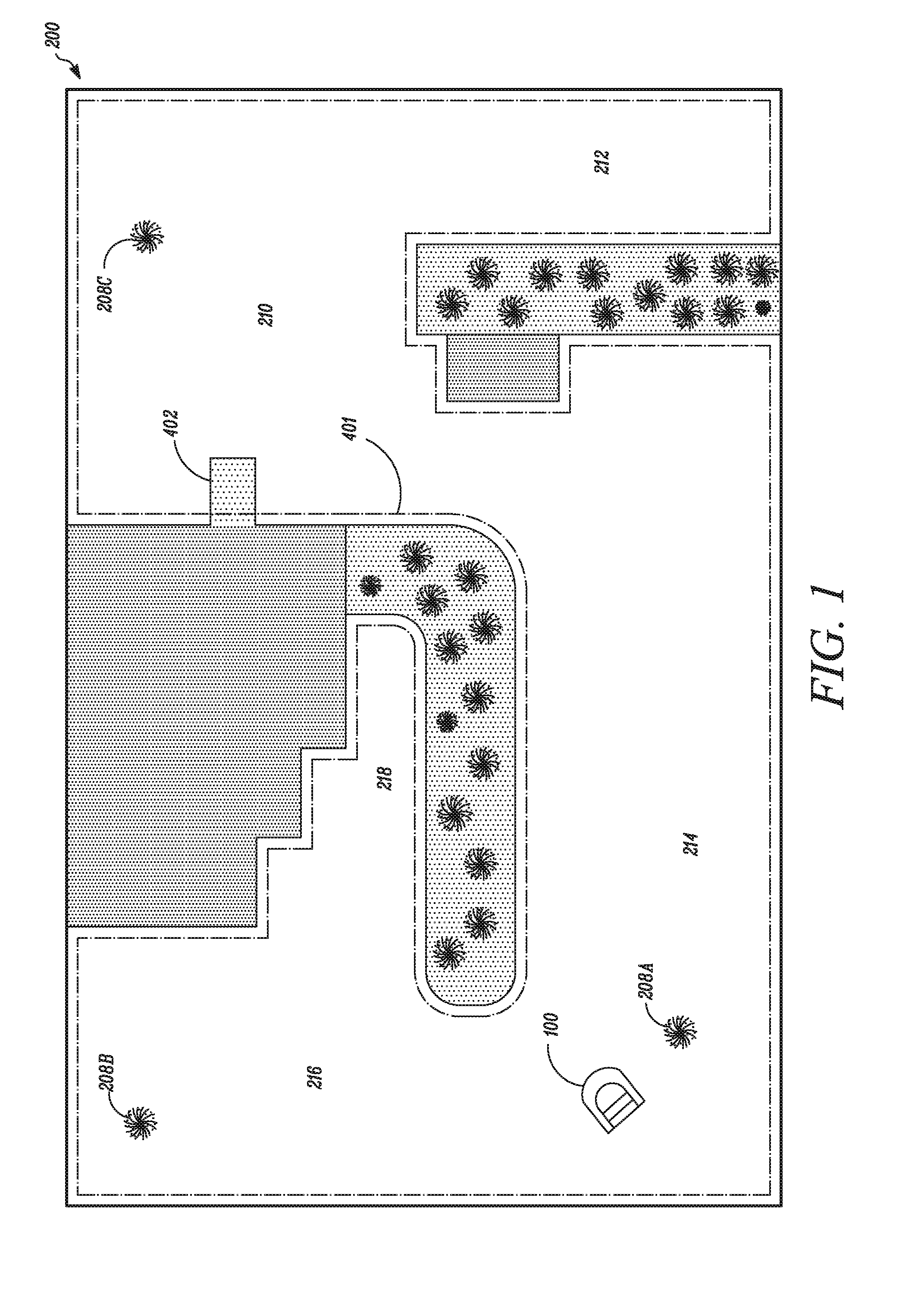 Method and system for enhancing a coverage distribution of a robotic garden tool