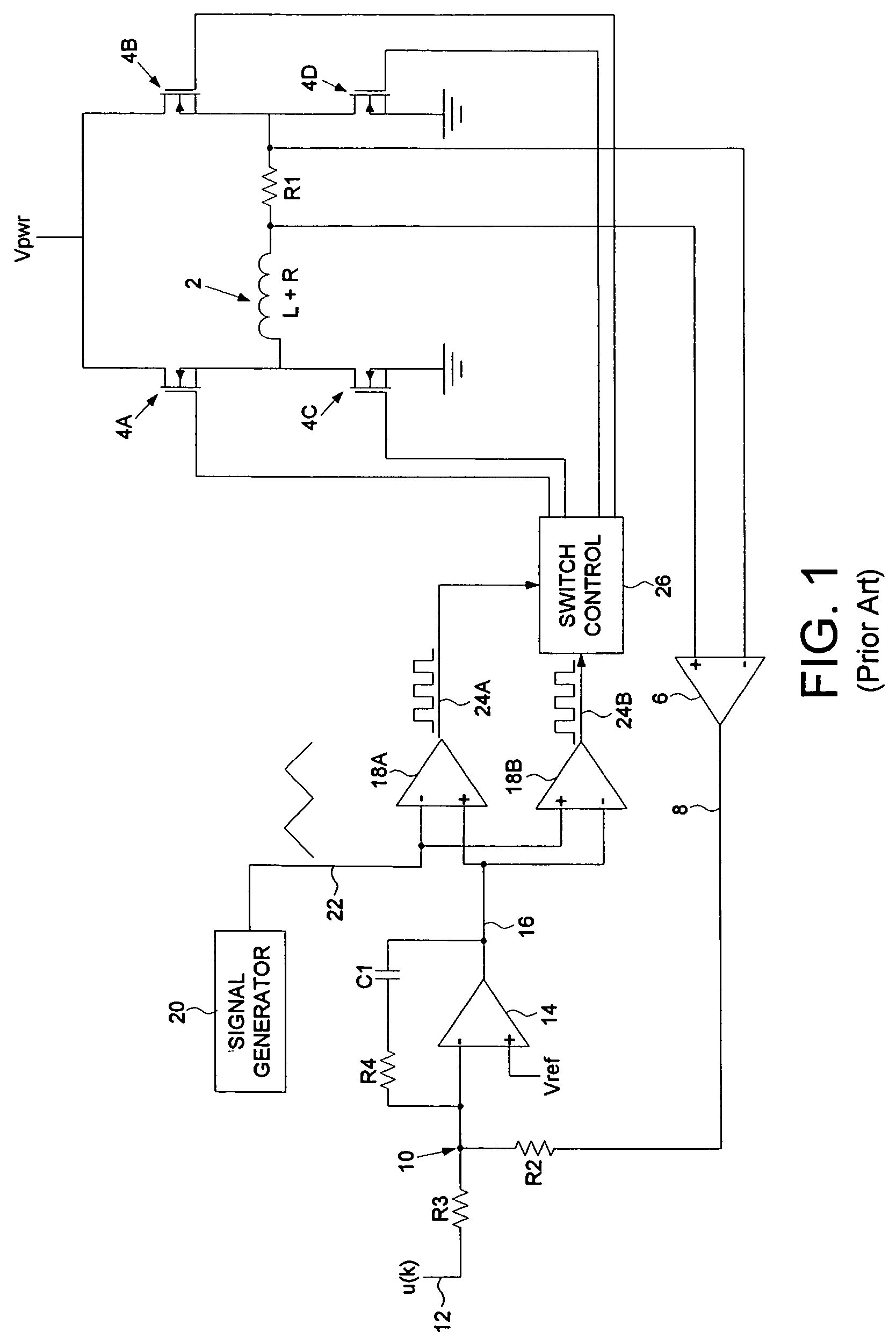 Disk drive pulse width modulating a voice coil motor using model reference current feedback