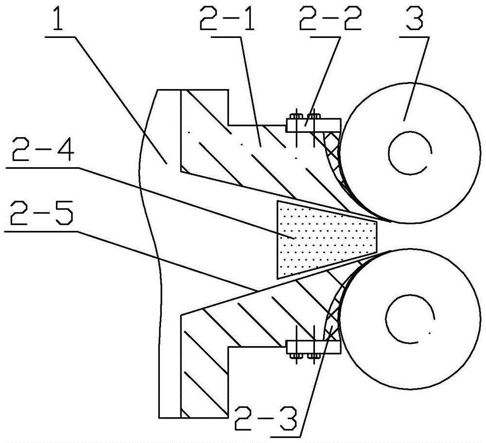 A wood-plastic composite material production unit