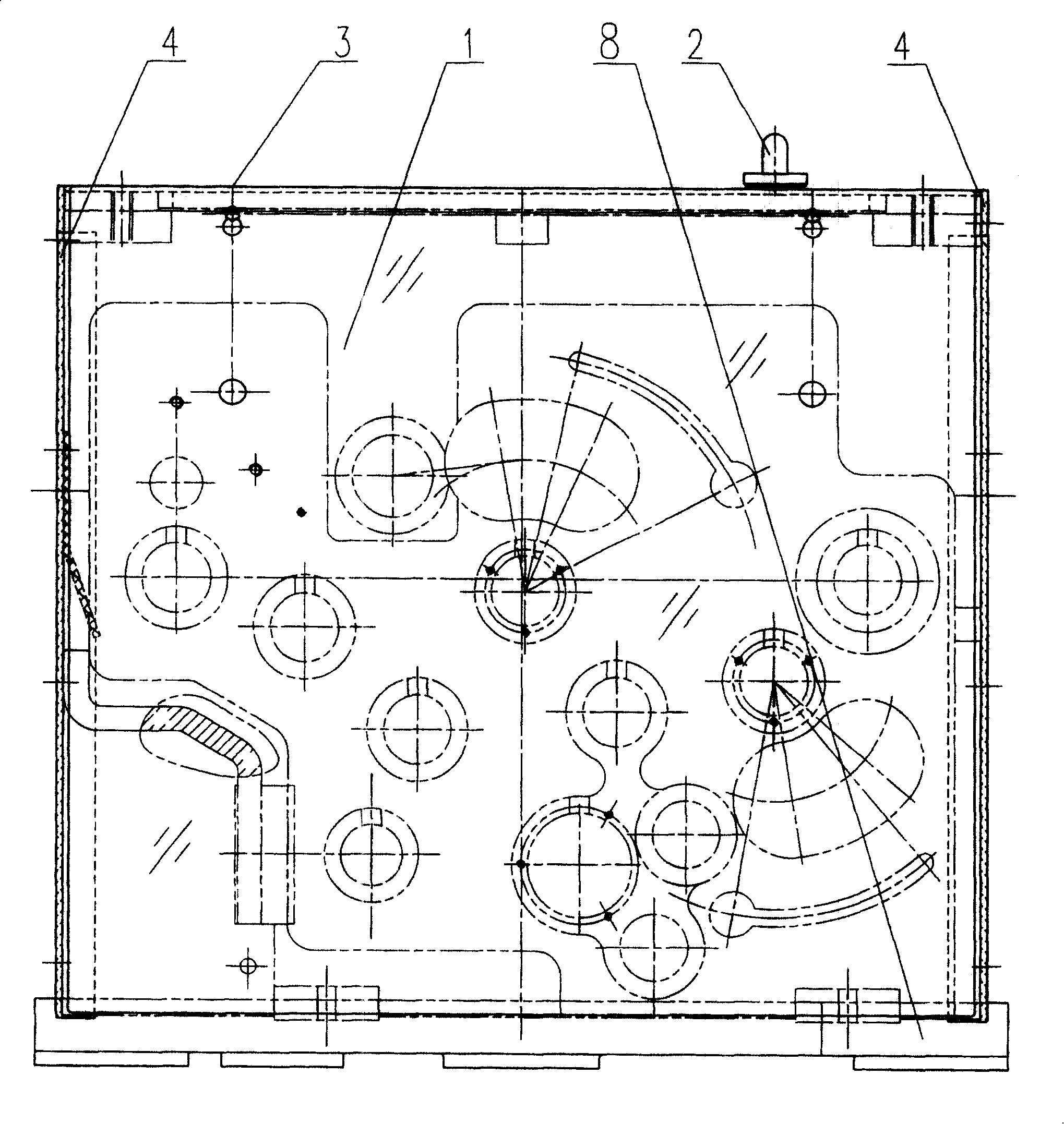 Visible cover on spinning frame heed