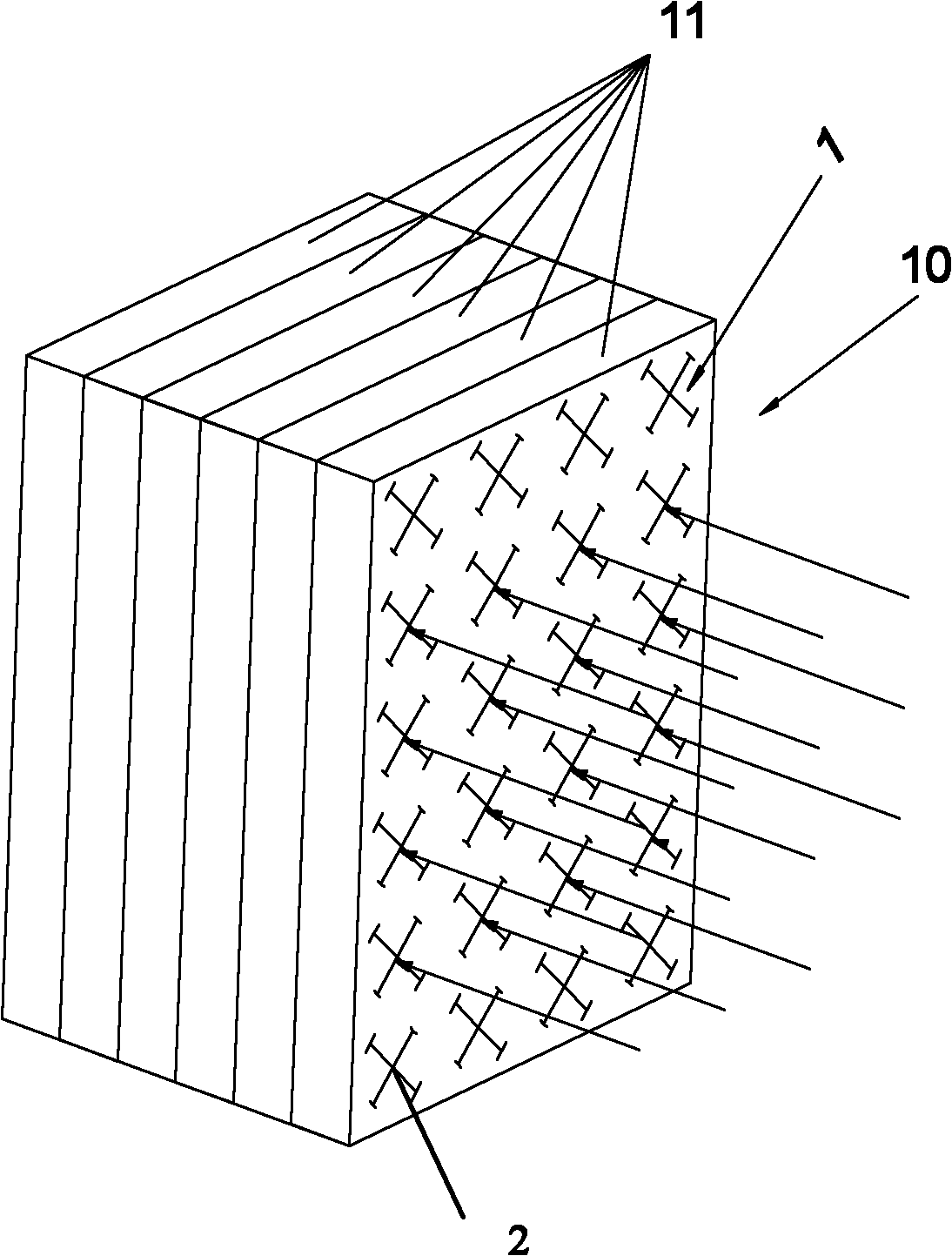 Metamaterial capable of realizing polarization conversion