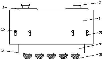 Agricultural fertilizer applying device with quantitative function