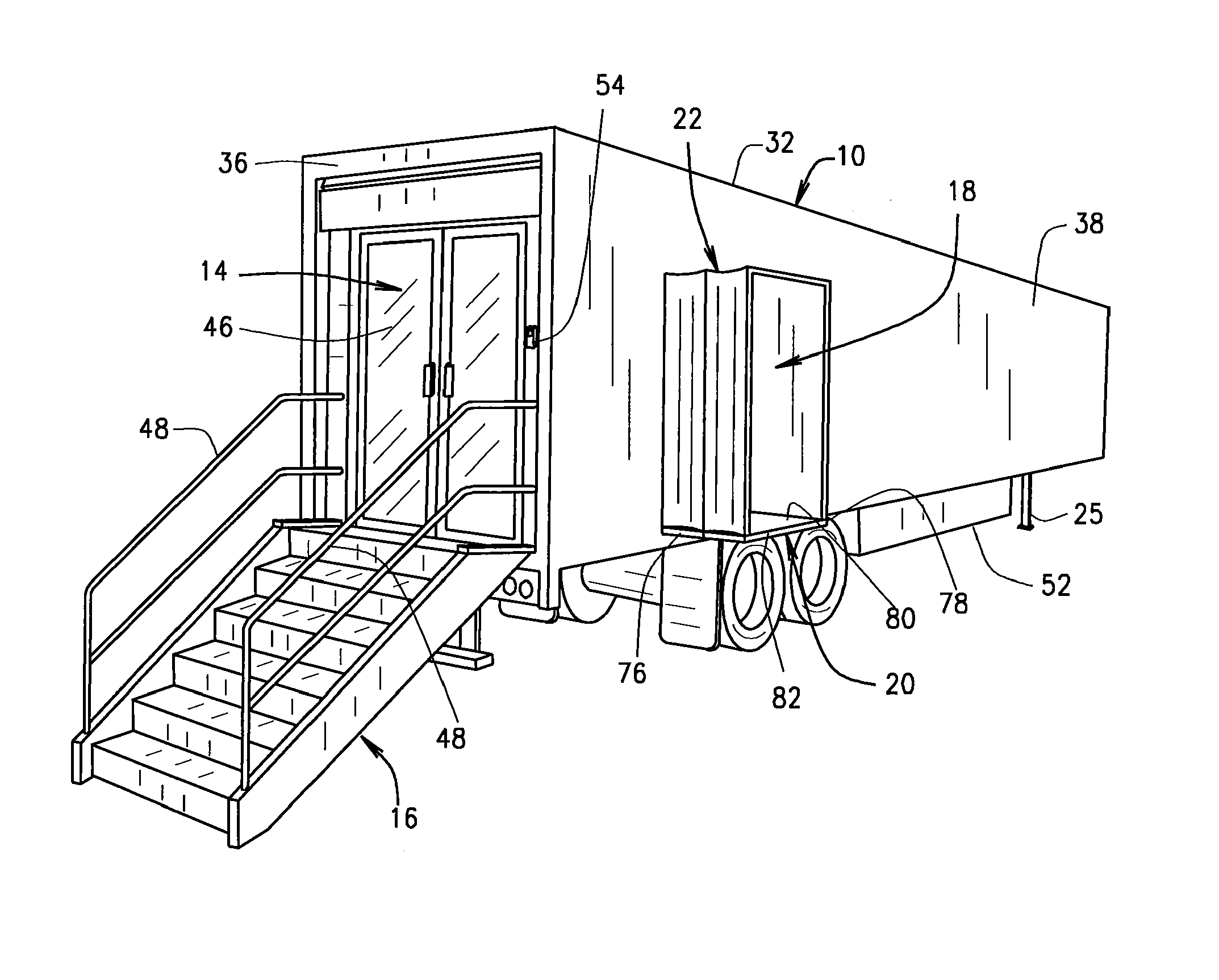 Mobile retail store structure with inventory system