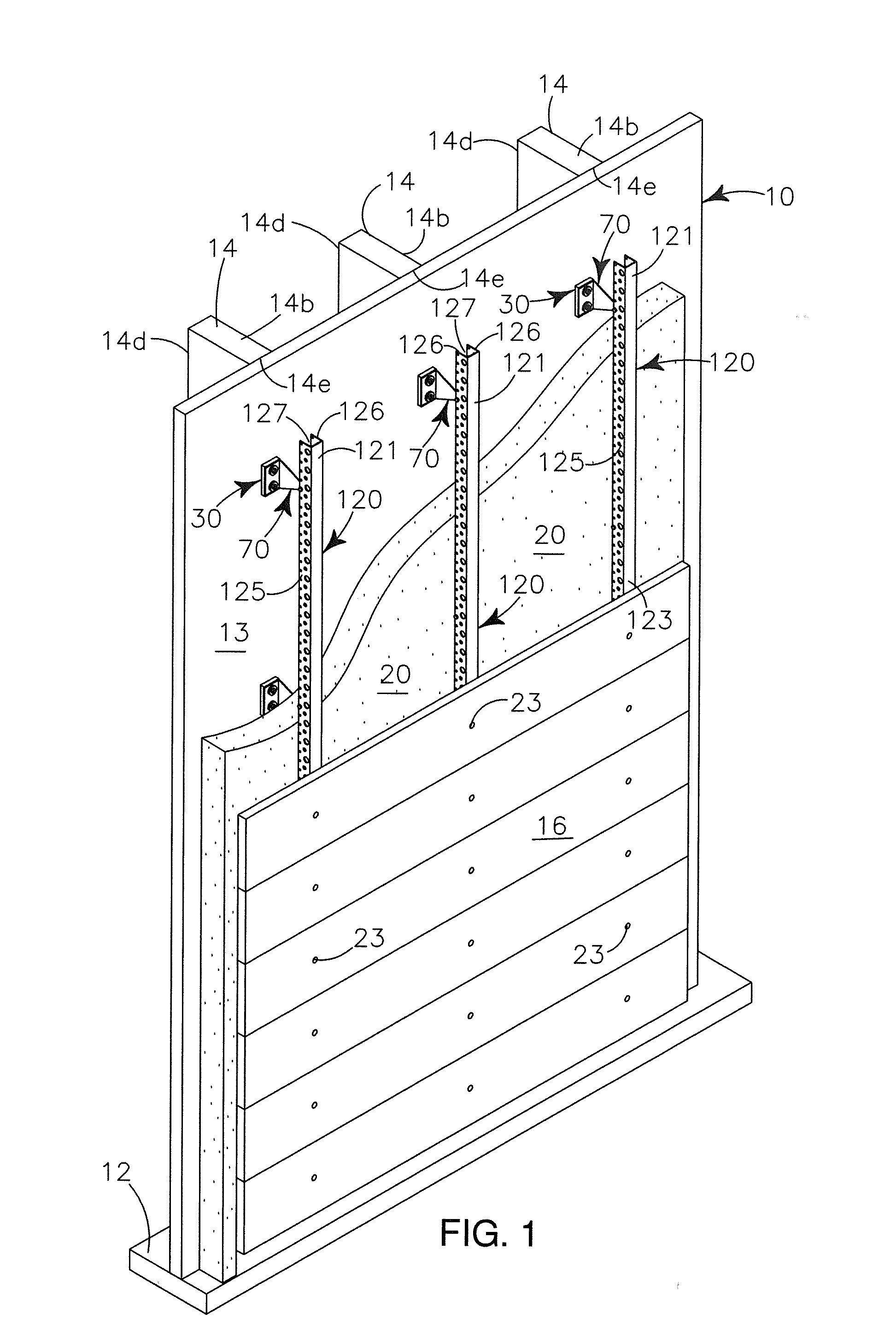 Modular system for continuously insulating exterior walls of a structure and securing exterior cladding to the structure