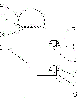 LED (Light-Emitting Diode) lawn lamp