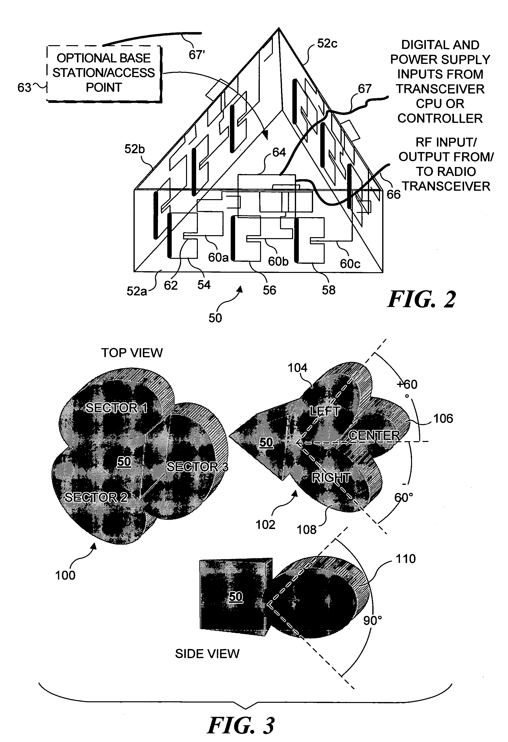 Electronically steerable sector antenna