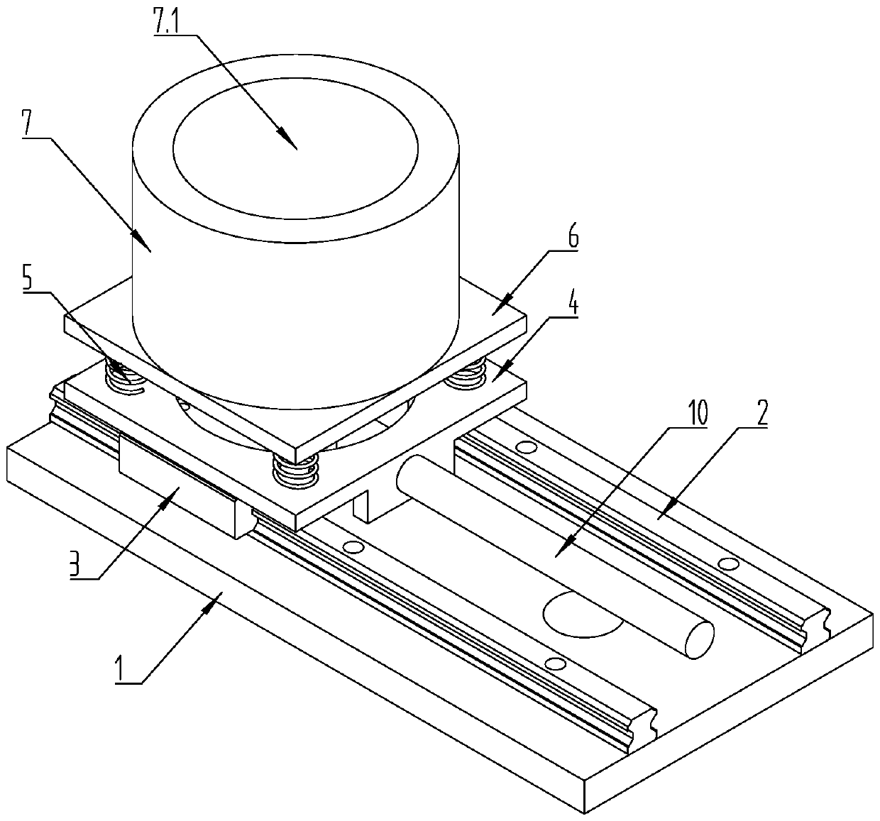 Waste copper binding post pressing block recycling device