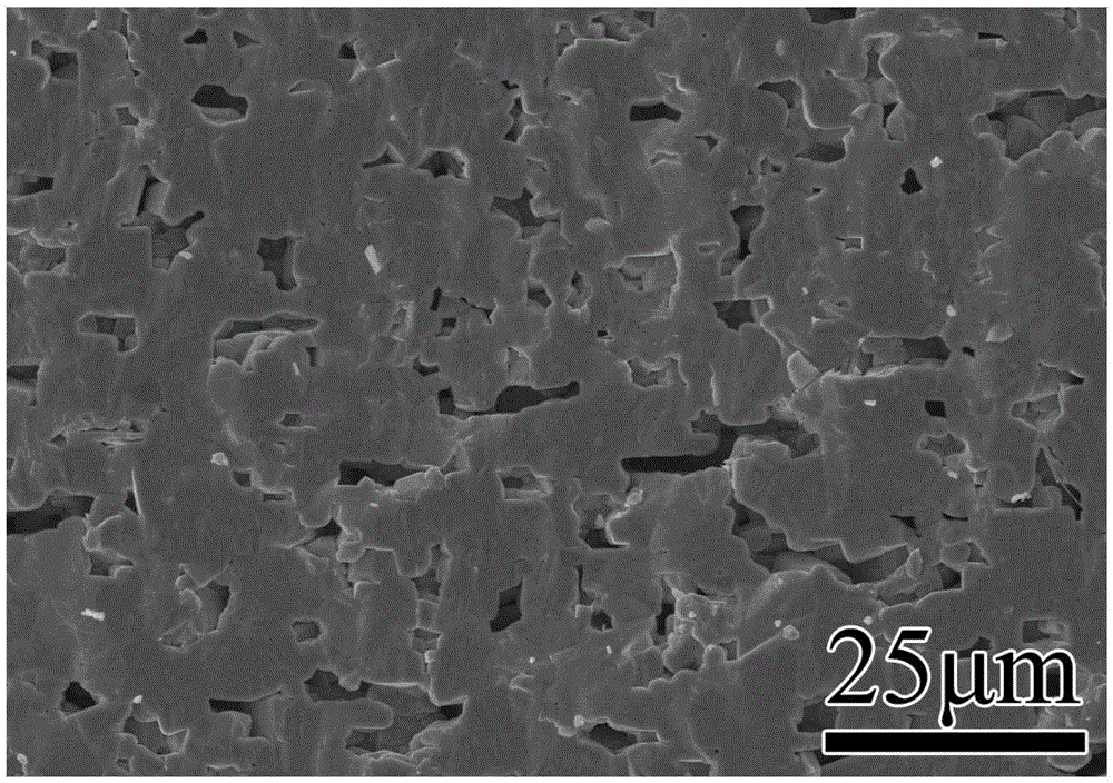 Preparation method of barium calcium zirconate titanate lead-free piezoelectric textured ceramic