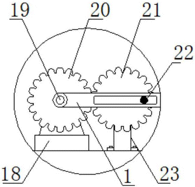 Dust sucking device for barley rice vibrating screen