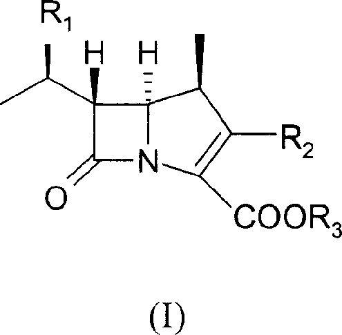 4-methyl-7-oxy-1-azabicyclo [3.2.0] hepta-2-olefin-2-carboxylic acid derivative preparation method