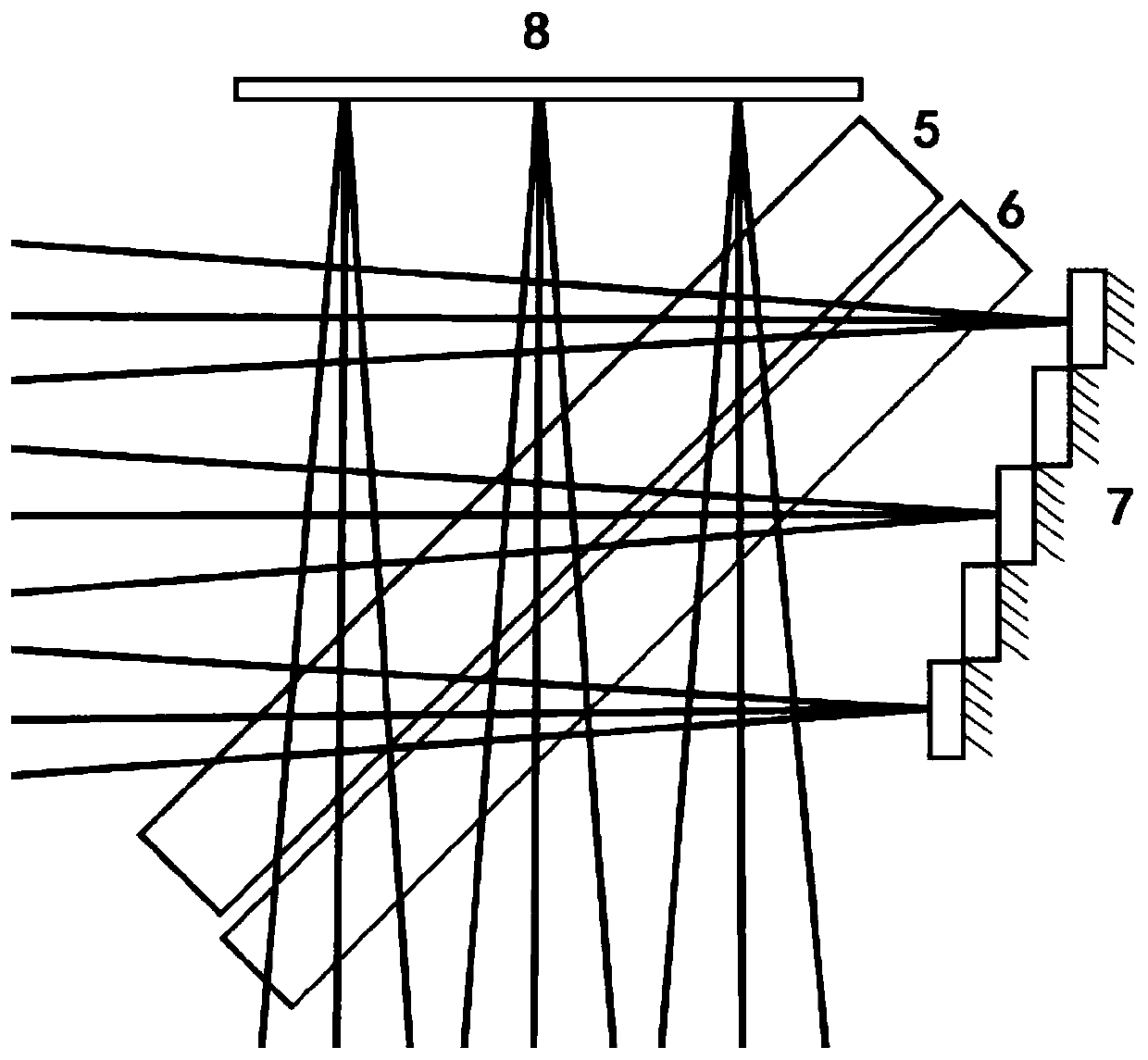 Front common-caliber dual-band achromatic lens of Fourier transform imaging spectrometer