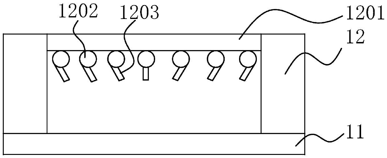 A lipstick tube extrusion cooling device