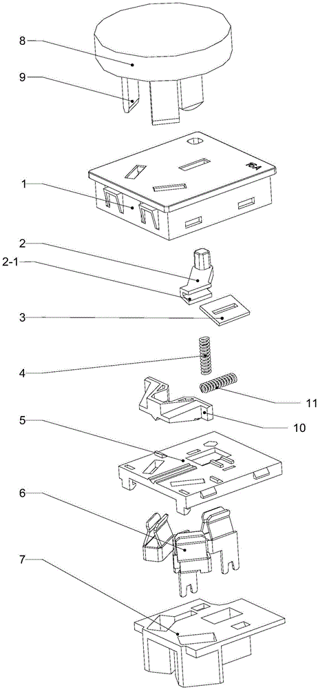 Novel anti-falling safety socket