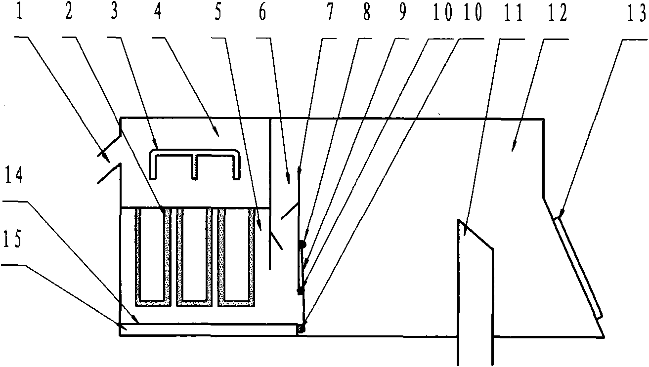 Road sweeper carriage with single-cabin structure