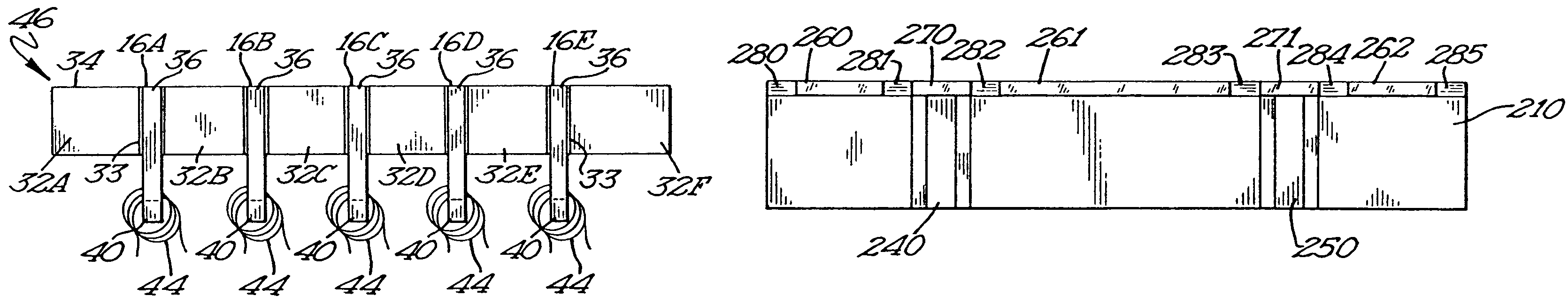 Wear pads for timing-based surface film servo heads