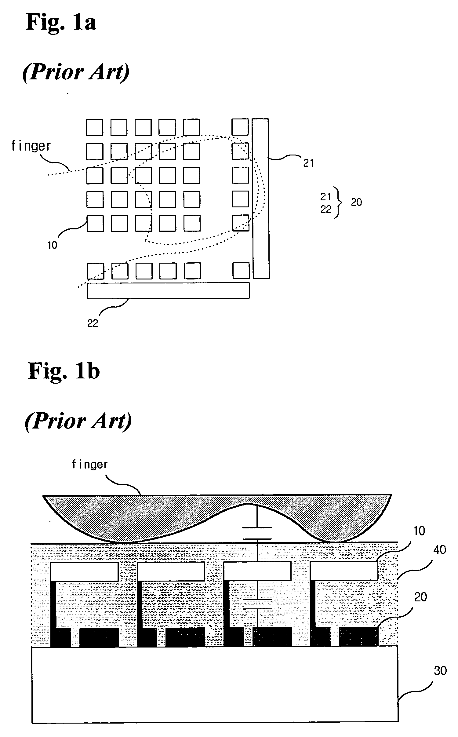 Capacitance-type fingerprint sensor