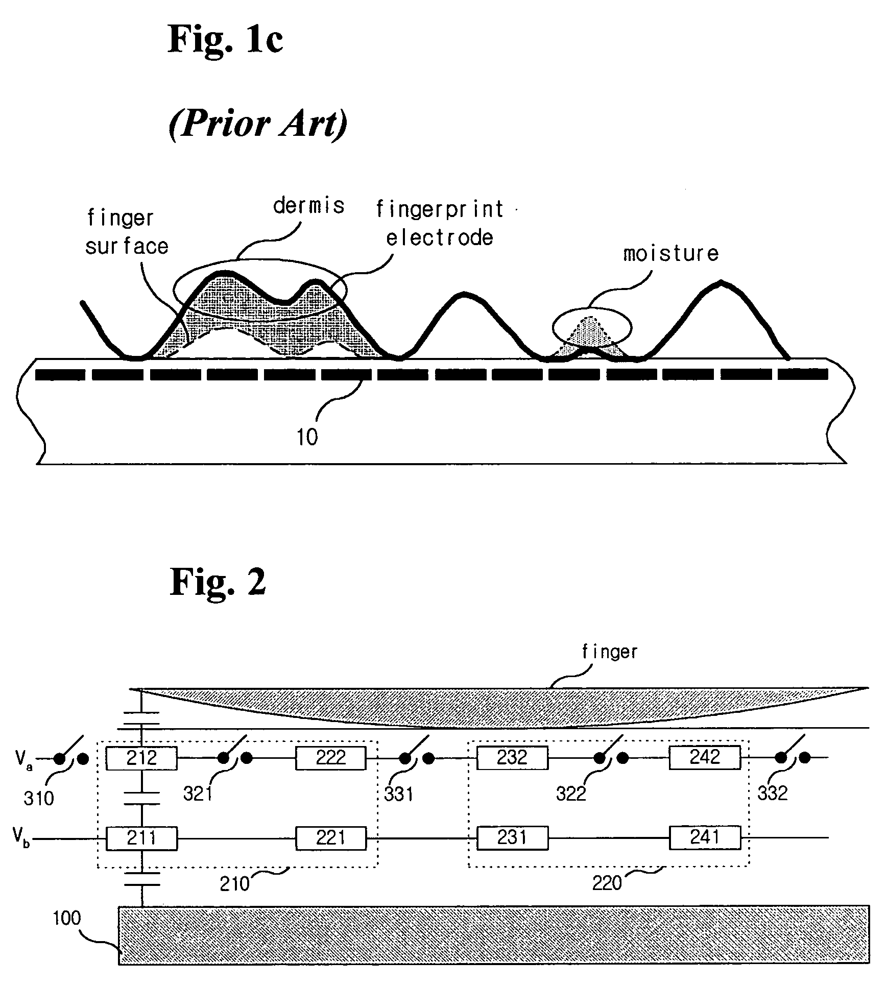 Capacitance-type fingerprint sensor